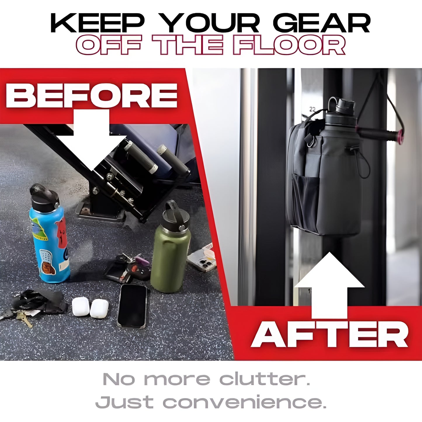 Strong Grip Magnetic Water Bottle Bag