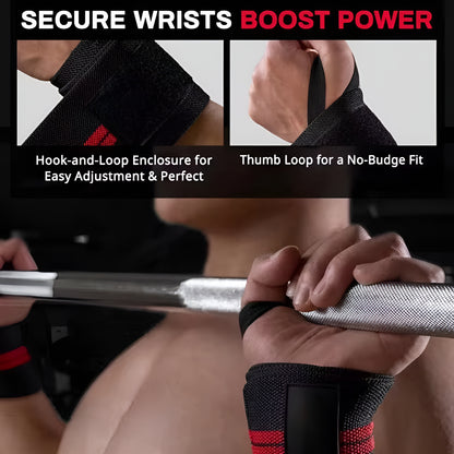 2PCS Heavy Duty Wrist Support Straps