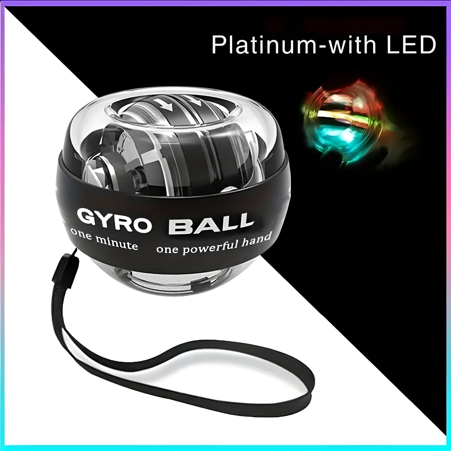 Gyro LED Power Ball Forearm Exerciser