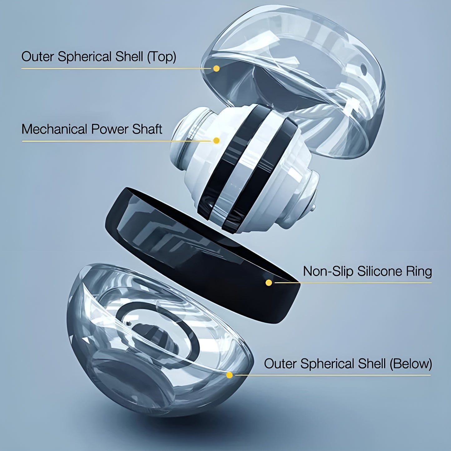 Gyro LED Power Ball Forearm Exerciser